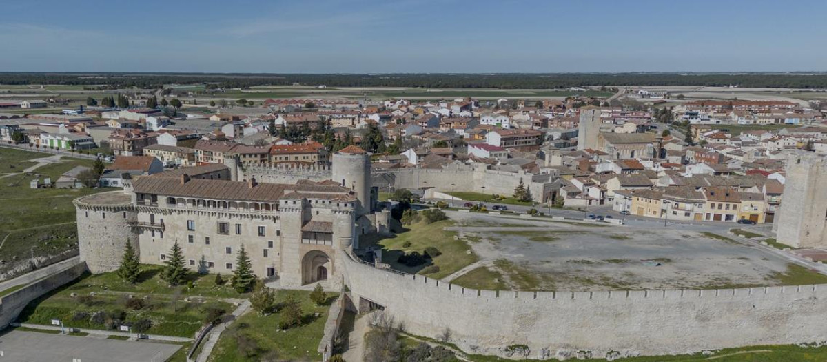 Vista de Cuéllar, en la provincia de Segovia