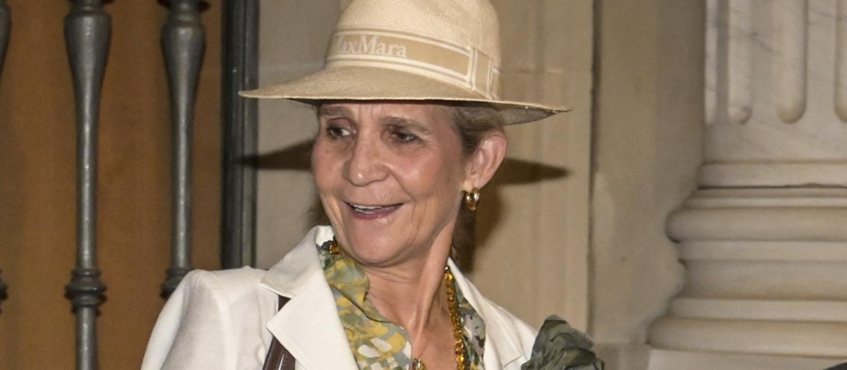 Infanta Elena attending San Miguel Fair 2026 in Seville on Sunday, 27 September 2026.


******EXCLUSIVE**********