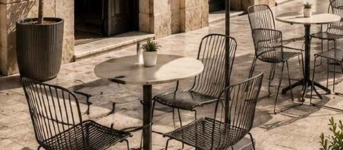 Recreación de cómo serán las nuevas terrazas de la Plaza del Ayuntamiento de Valencia