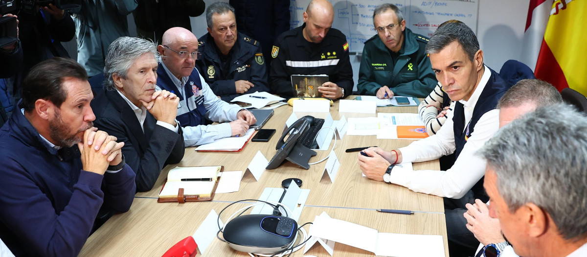 La reunión del Cecopi celebrada este jueves