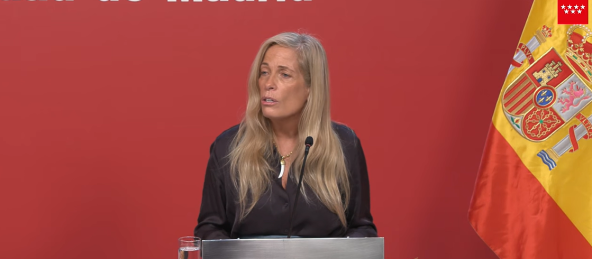 La consejera de Economía, Hacienda y Empleo de la Comunidad de Madrid, Rocío Albert