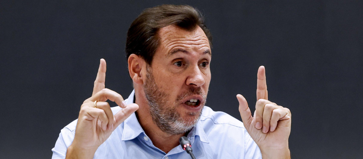 El ministro de Transportes, Óscar Puente