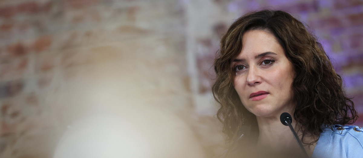La presidenta de la Comunidad de Madrid, Isabel Díaz Ayuso
