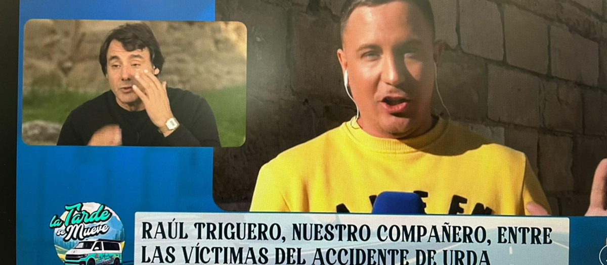 Ion Aramendi ha roto a llorar al recordar a Raúl Triguero, su compañero fallecido en el accidente de Urda