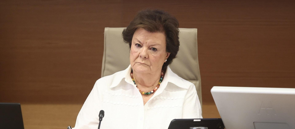La presidenta del Tribunal de Cuentas, Enriqueta Chicano, comparece ante de la Comisión Mixta para las Relaciones con el Tribunal de Cuentas, en el Congreso de los Diputados, a 23 de junio de 2026, en Madrid (España). Chicano comparece para rendir cuentas sobre la actividad fiscalizadora del Tribunal de Cuentas y los principales informes aprobados en el último periodo.

Eduardo Parra / Europa Press
23/6/2026
