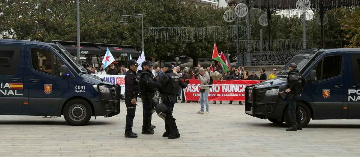 Manifestación en contra de Vox en Ferrol este sábado
