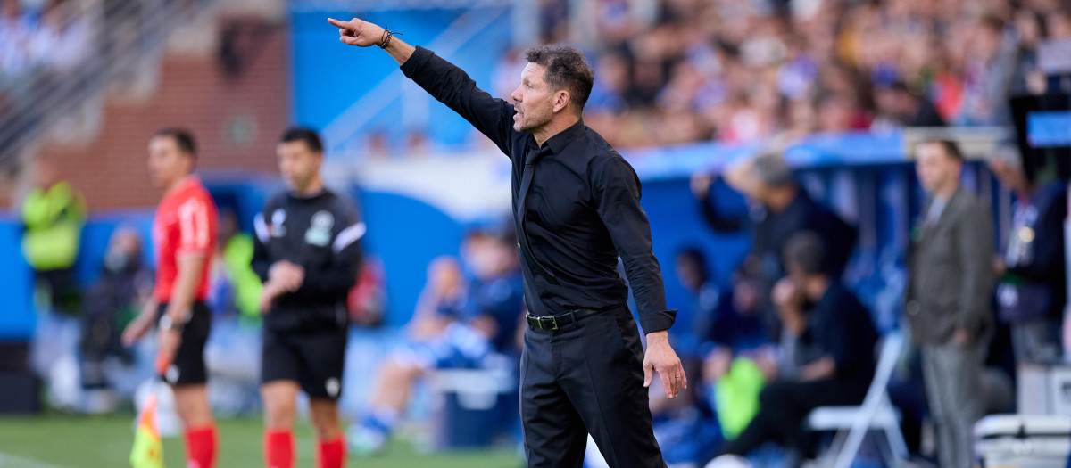 Diego Pablo 'Cholo' Simeone en su vicroia número 344 en LaLiga
