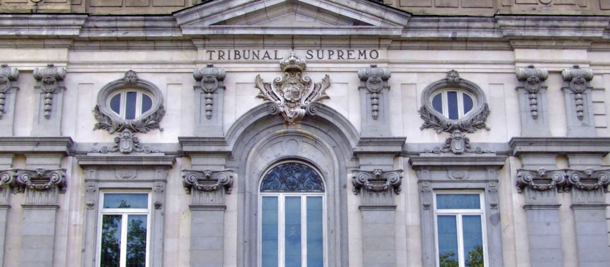 Fachada del Tribunal Supremo