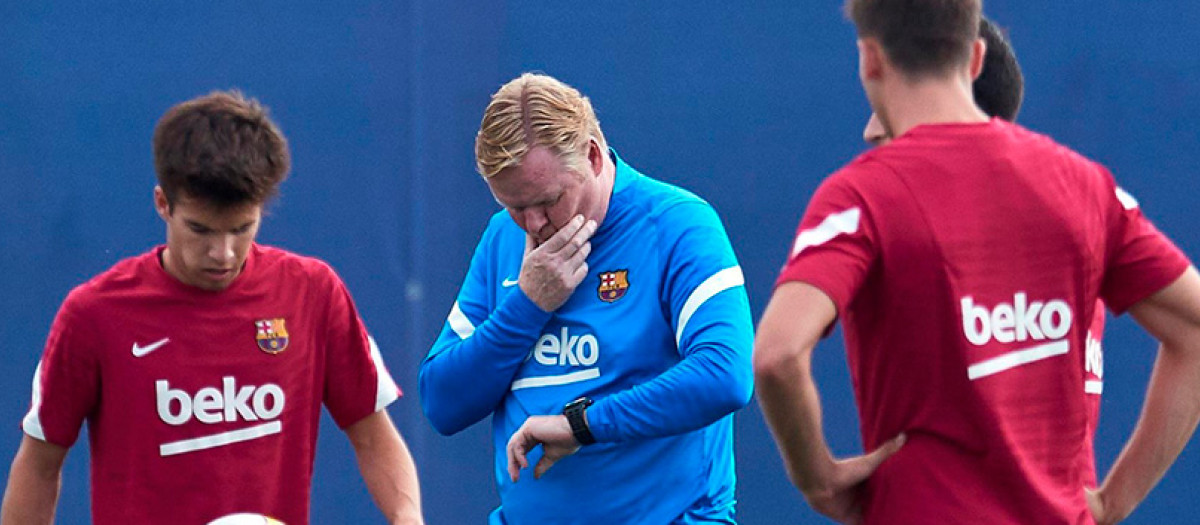 Ronald Koeman vive sus últimas horas como entrenador del Barça