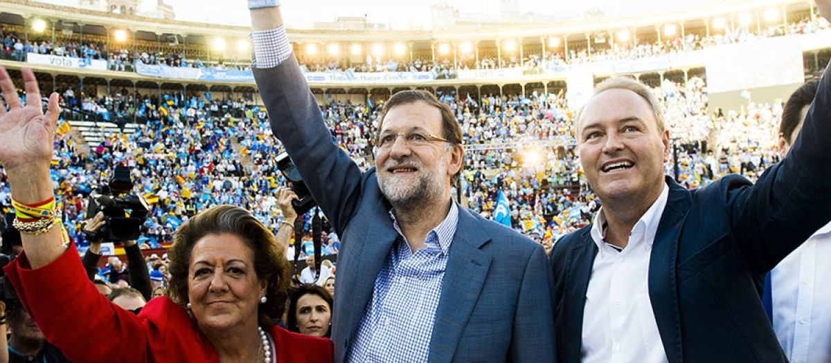 El Partido Popular ha celebrado numerosos mítines en la plaza de toros de Valencia