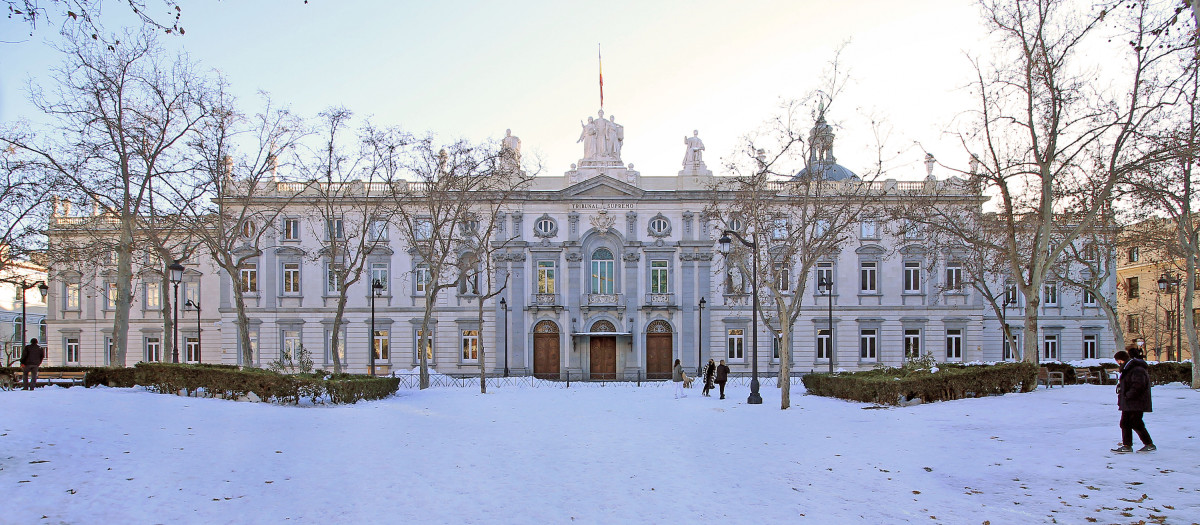 La madrileña sede del Tribunal Supremo en la Plaza de la Villa de París