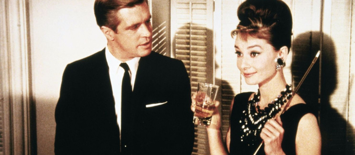 George Peppard y Audrey Hepburn protagonizaron Desayuno con diamantes en 1961