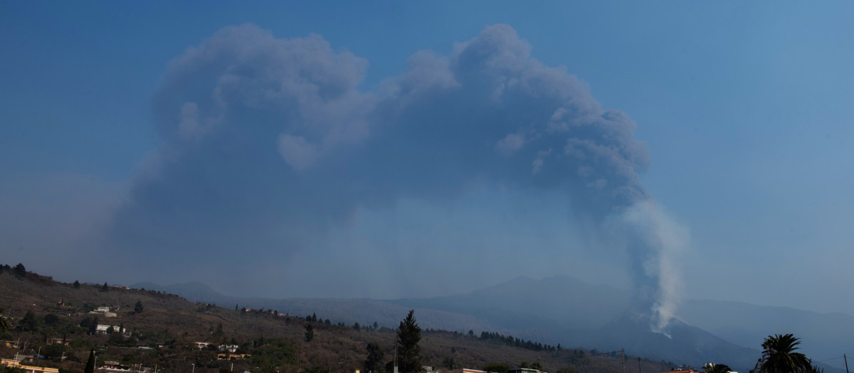 Volcán de Cumbre Vieja en La Palma