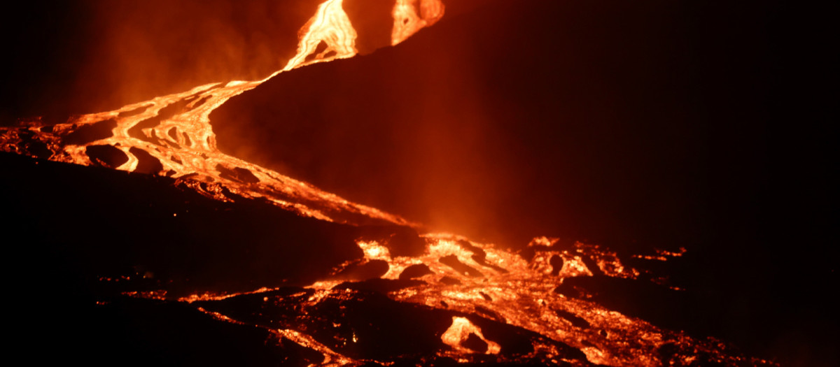 Volcán capturado desde Todoque