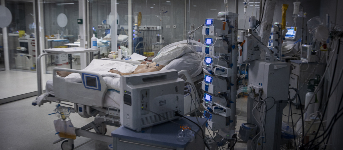 Un paciente ingresado en una unidad de cuidados intensivos