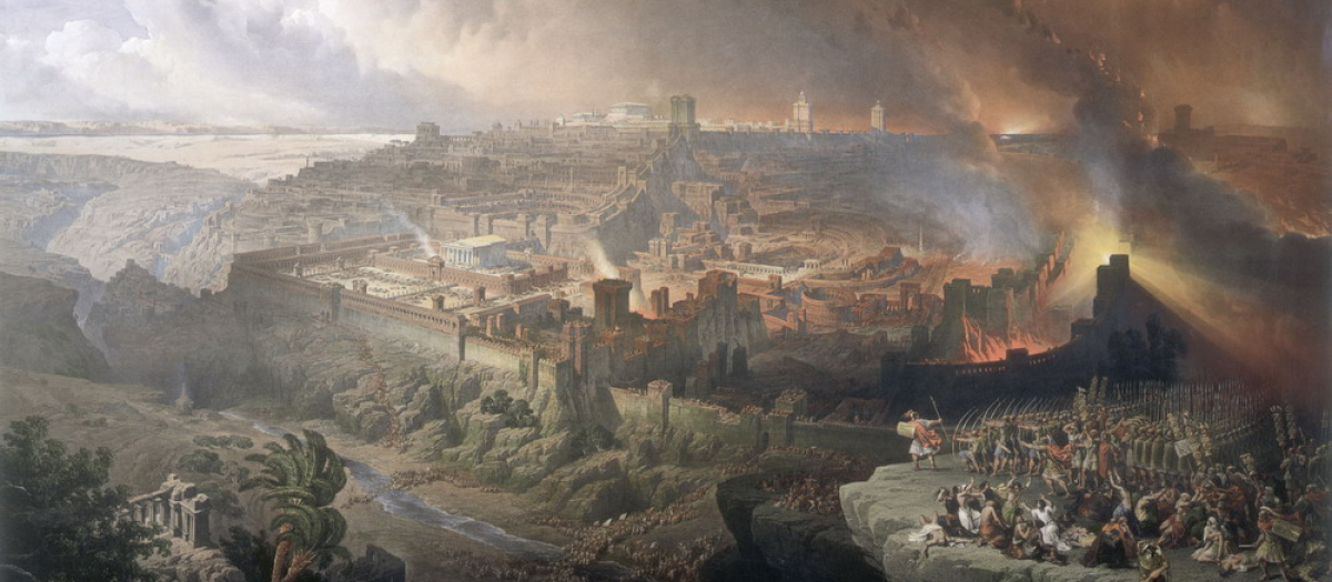 Asedio y conquista de Jerusalén, David Roberts (1850)