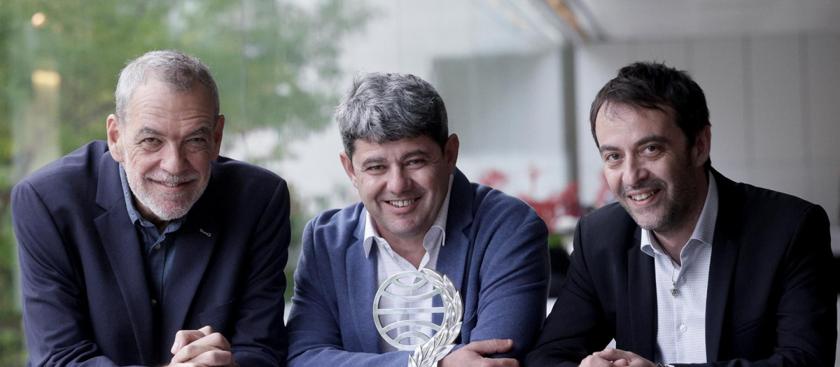 Jorge Díaz, Antonio Mercero y Agustín Martínez, ganadores del Planeta