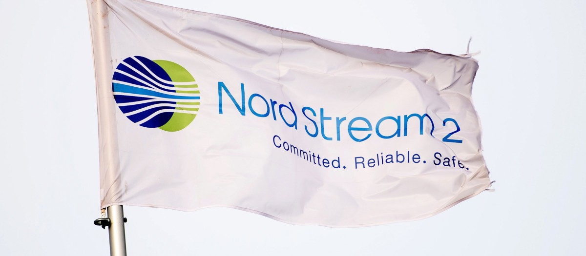 Bandera del proyecto «Nord Stream 2»