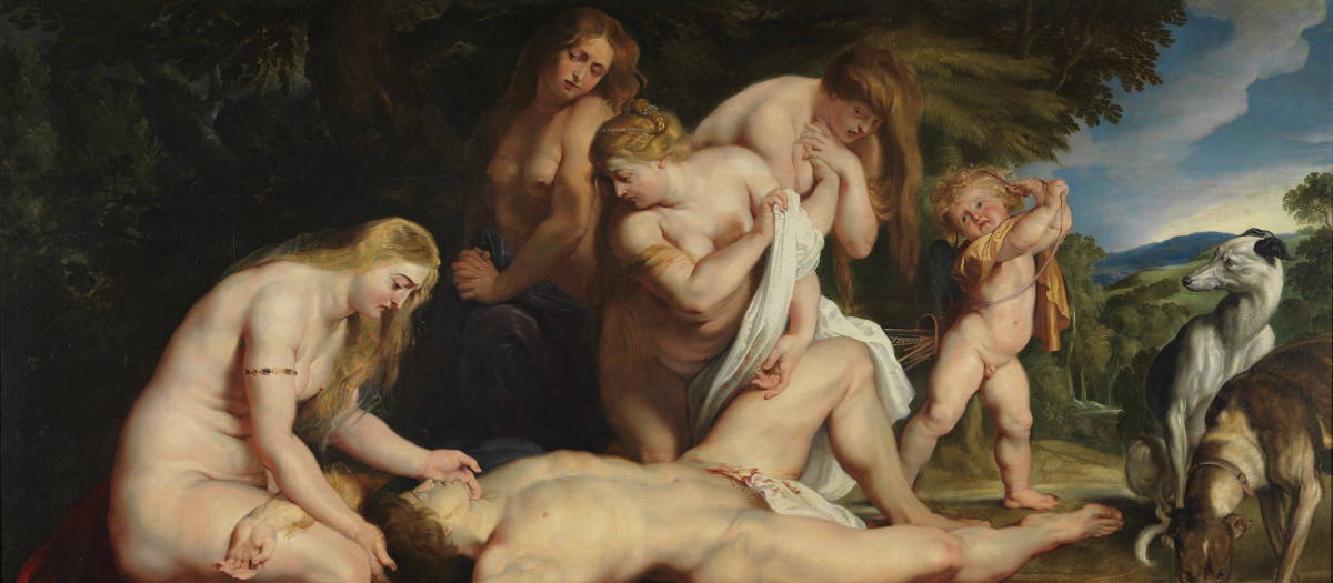 Cuadro «La muerte de Adonis», de Rubens