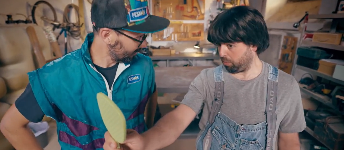 Un momento del polémico programa «Bricohéroes»