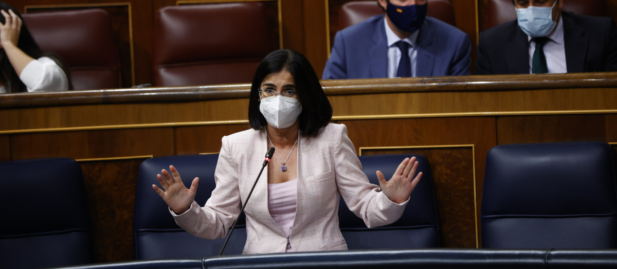 Carolina Darias dirige el Ministerio de Sanidad español y ha donado hasta la fecha 10 millones de vacunas