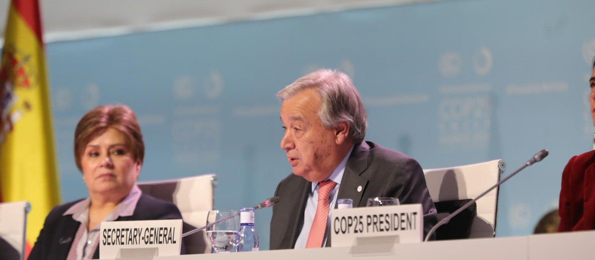 El secretario general de la Organización de las Naciones Unidas, Antonio Guterres