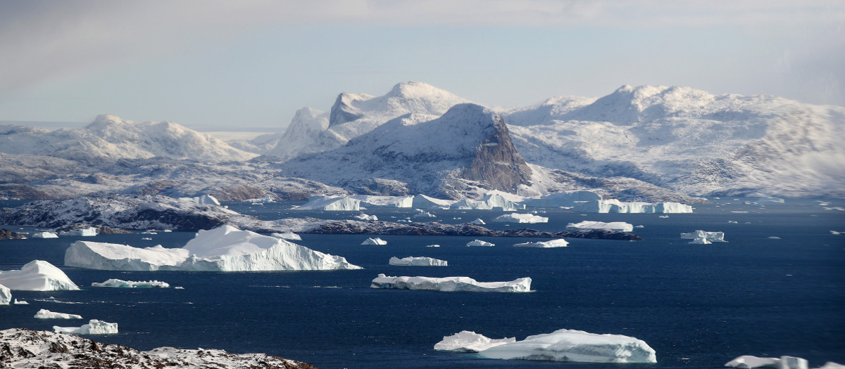 Icebergs en Groenlandia