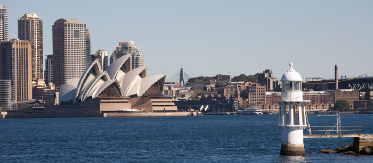 Vista de la bahía de Sidney