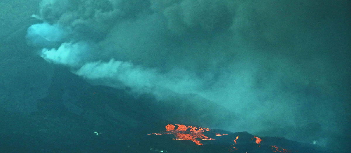 El volcán de Cumbre Vieja ha expulsado grandes cantidades de ceniza a la atmósfera