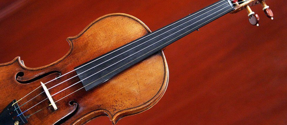 Violín, foto de archivo