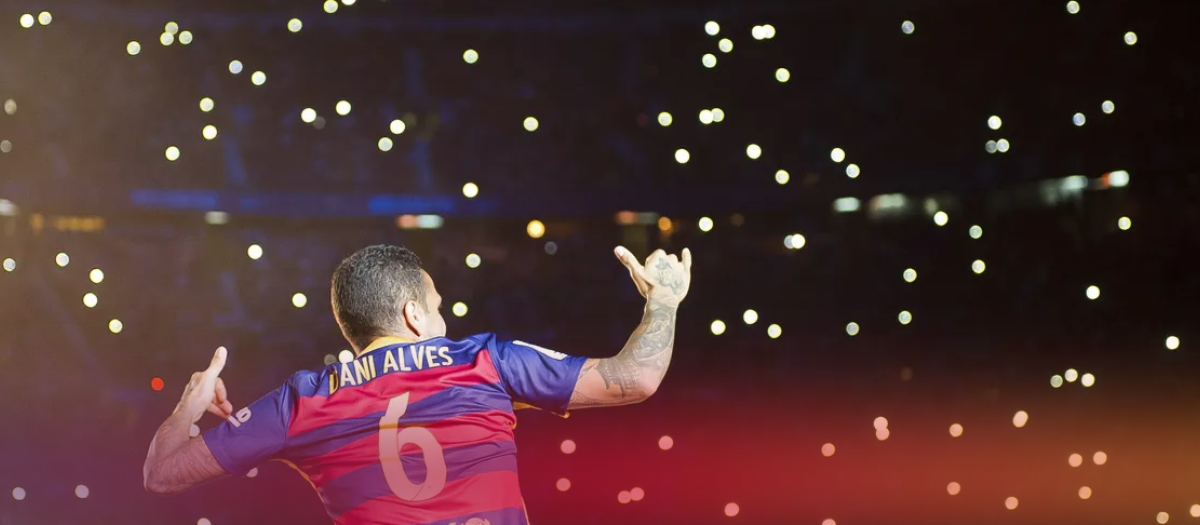 Dani Alves será presentado al público en el Camp Nou en un acto en el Nou Camp