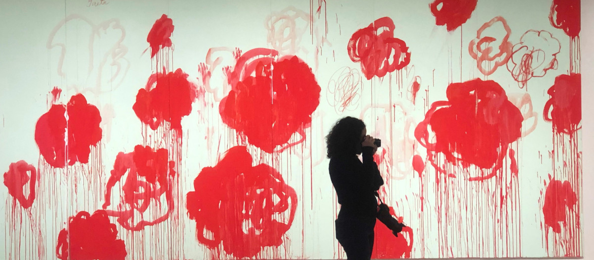 La obra del artista estadounidense Cy Twombly, del matrimonio Macklowe, ha sido una de las subastadas por Sotheby's.