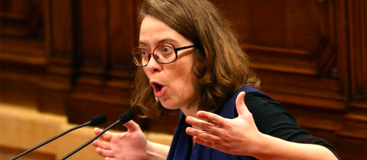 La diputada de la CUP Eulàlia Reguant