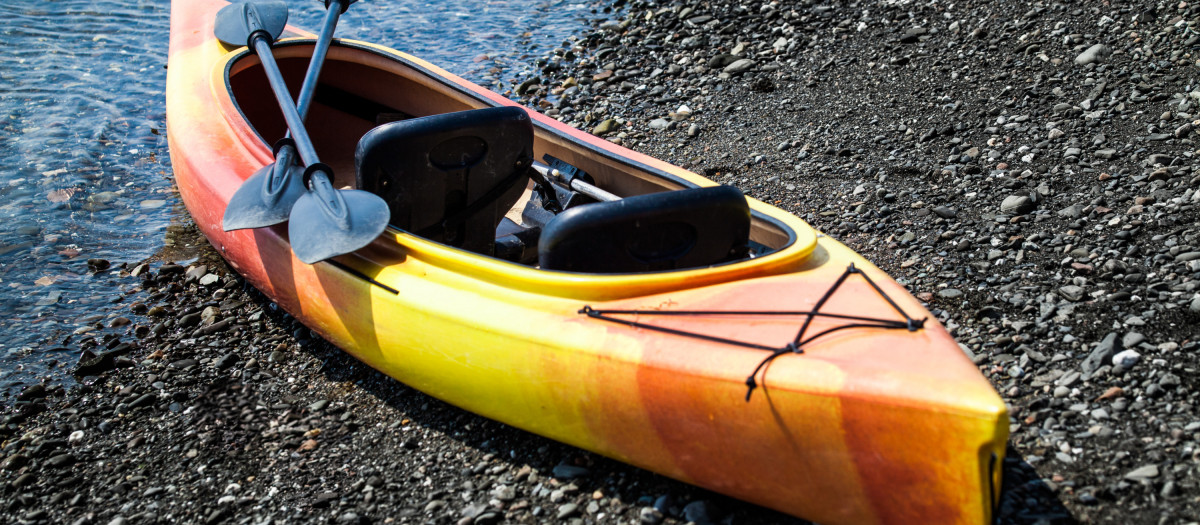 Kayak, foto de archivo