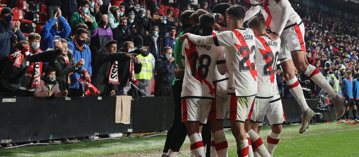 El Rayo ha convertido Vallecas en un fortín donde no ha perdido en lo que lleva de temporada