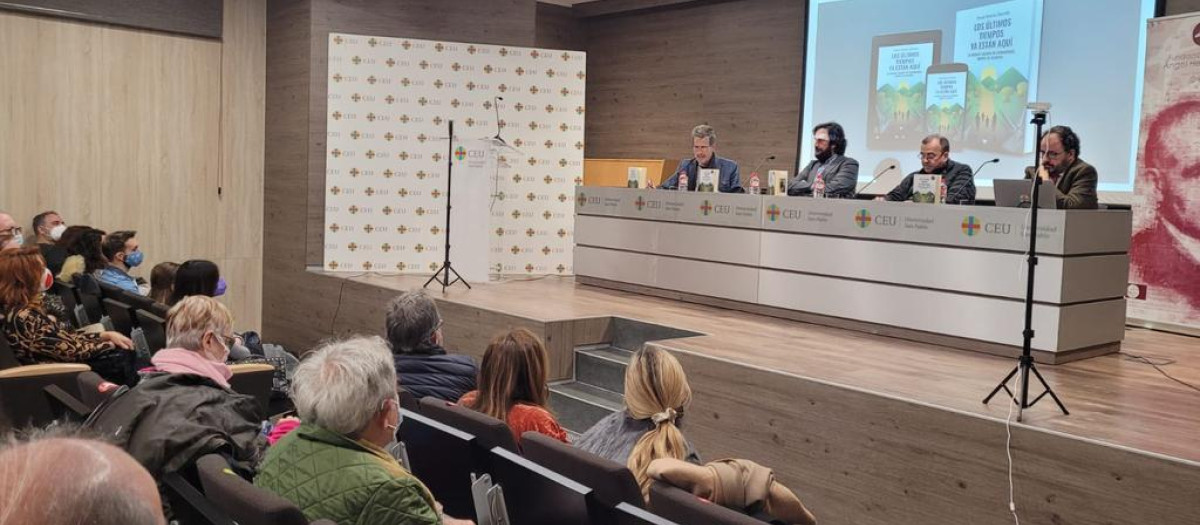 Presentación del libro Los últimos tiempos ya están aquí, ayer en la Universidad CEU San Pablo