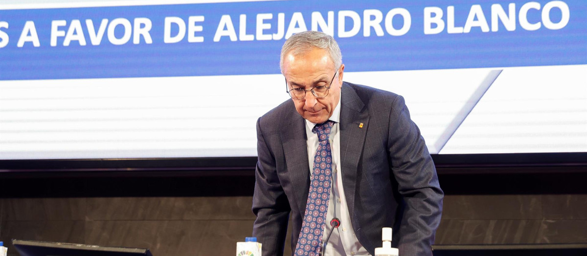 Alejandro Blanco fue reelegido por la asamblea del COE con 156 votos a favor, 7 en blanco y ninguno en contra