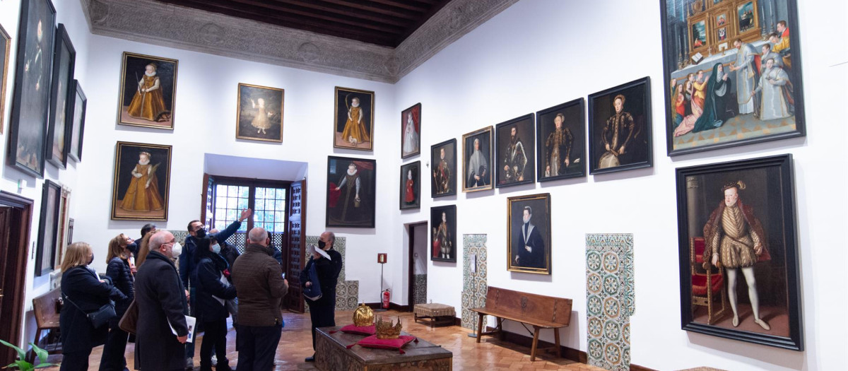 Visitantes del monasterio de las Descalzas Reales a 1 de diciembre de 2021