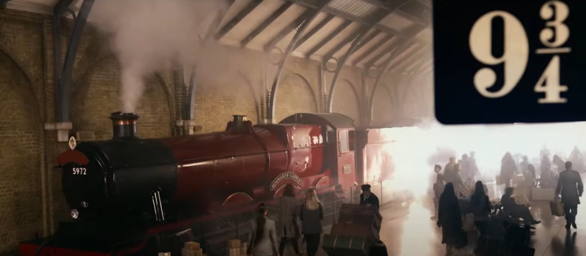 El andén 9 y tres cuartos en el especial de HBO Max 'Harry Potter: regreso a hogwarts'