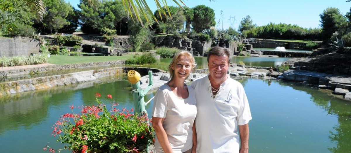 Daniel Malgouyres junto a su esposa Françoise