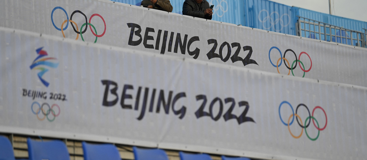 Gradas del recinto donde tendrán lugar los Juegos Olímpicos de 2022, en Beijing