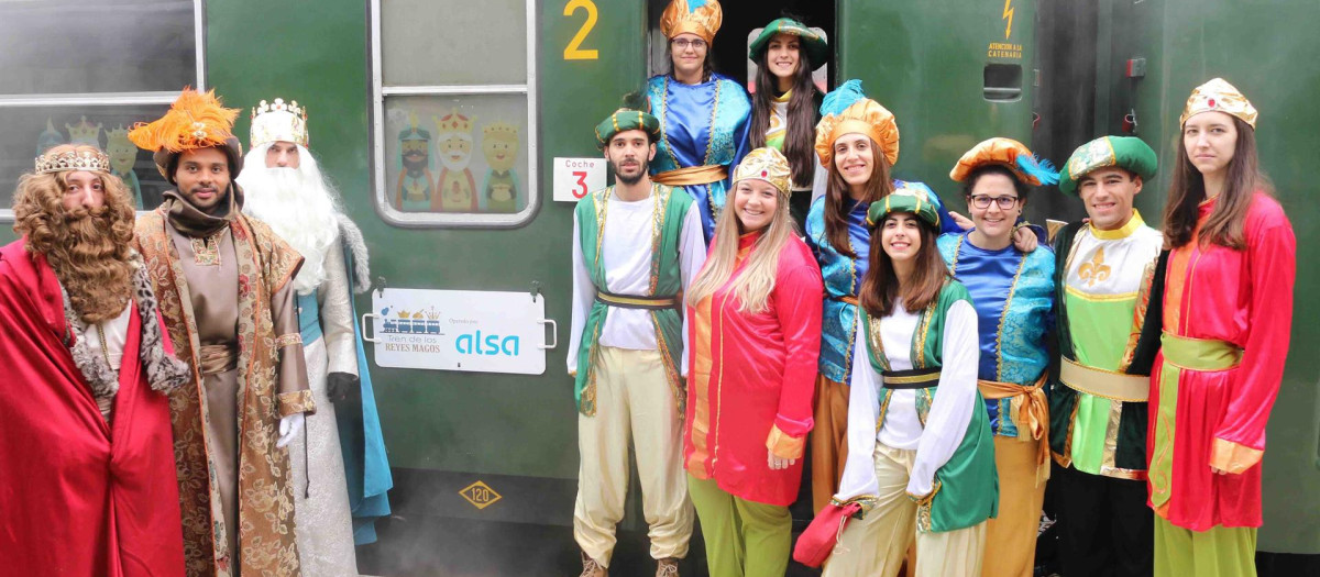 Imagen de años anteriores del Tren de los Reyes Magos