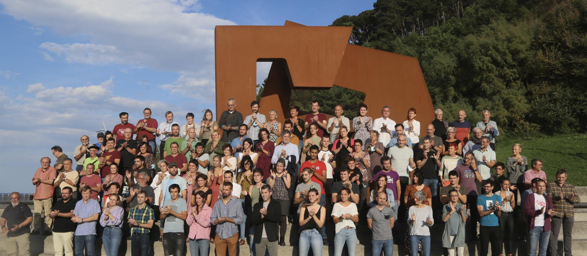 Acto de Sortu en San Sebastián con motivo del 10 aniversario del cese de la actividad terrorista de ETA