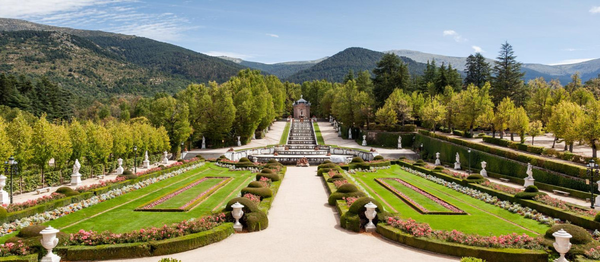 Jardines de la Granja de San Ildefonso, en Segovia