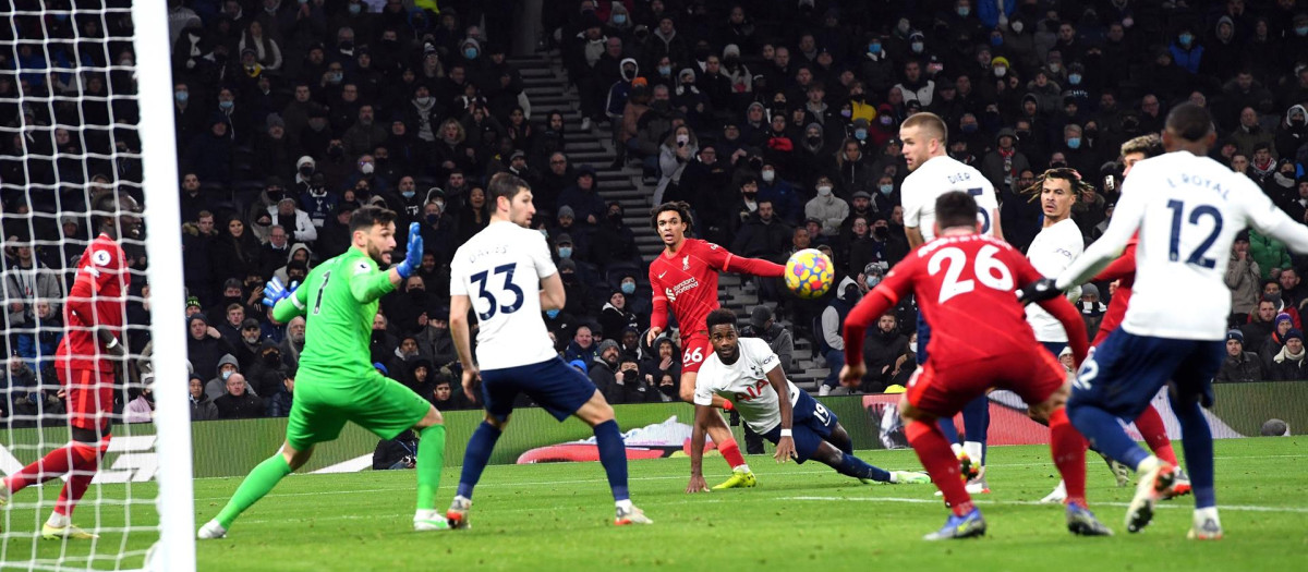 Imagen del Tottenham-Liverpool disputado esta temporada