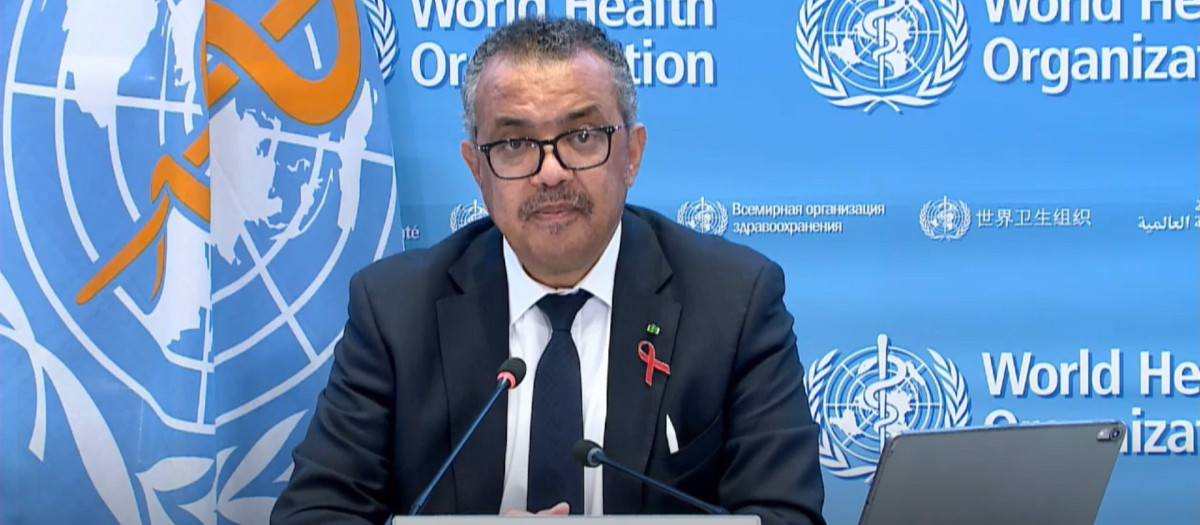 El director general de la Organización Mundial de la Salud (OMS), Tedros Adhanom Ghebreyesus