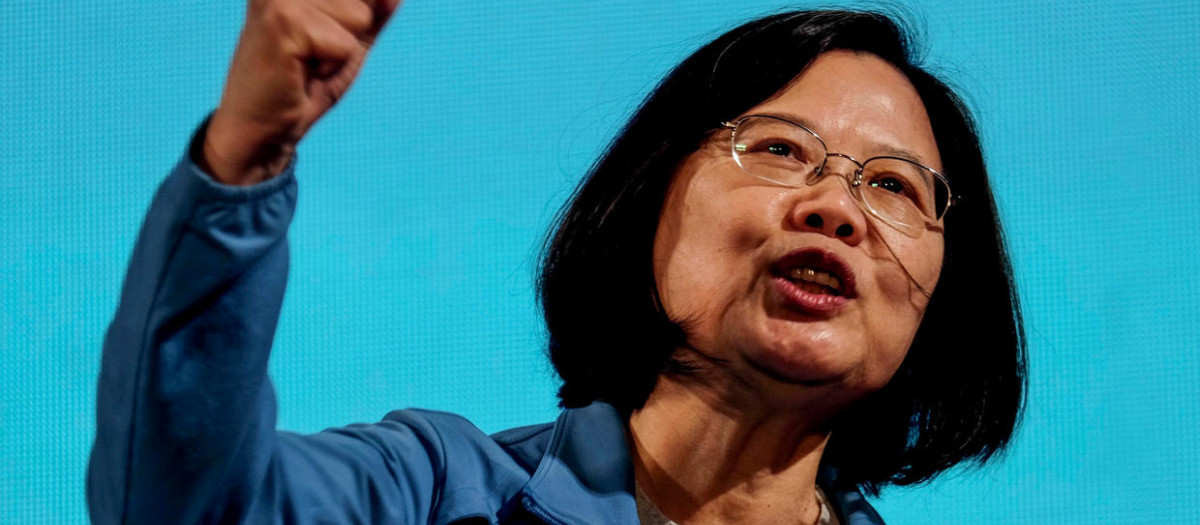 La presidenta de Taiwán Tsai Ing-wen