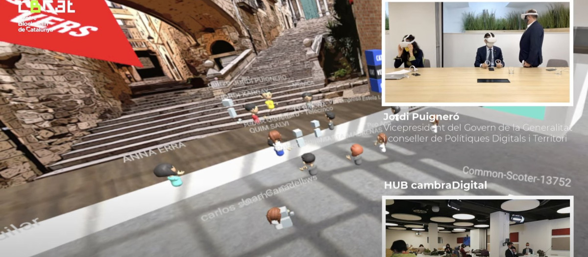 Simulación del metaverso catalán
