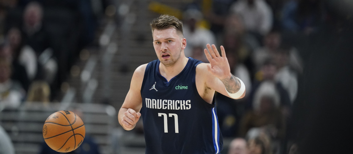 Luka Doncic el pasado diciembre en Indianápolis contra los Pacers