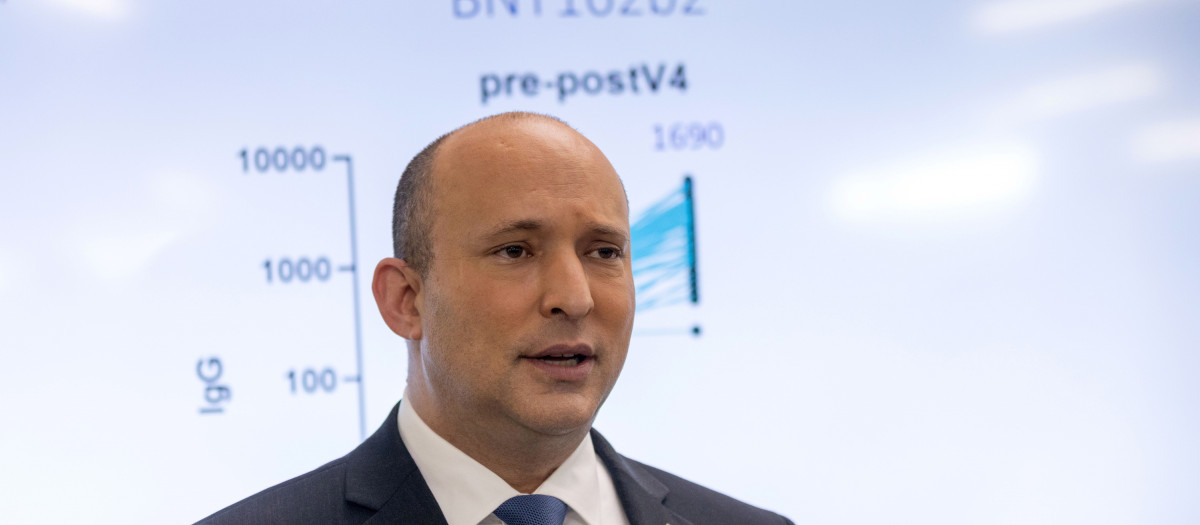 Naftali Bennett, primer Ministro de Israel. EFE/EPA/OHAD ZWEIGENBERG / POOL